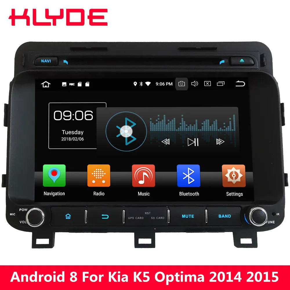 KLYDE 8" 4G WIFI Android 8.0 Octa Core PX5 4GB RAM 32GB ROM BT Car DVD Player Radio GPS Navigation For Kia K5 Optima 2014 2015
KLYDE 8" 4G WIFI Android 8.0 Octa Core PX5 4GB RAM 32GB ROM BT Car DVD Player Radio GPS Navigation For Kia K5 Optima 2014 2015