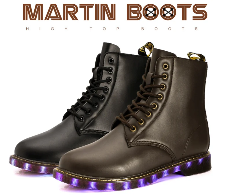 light up steel toe boots
