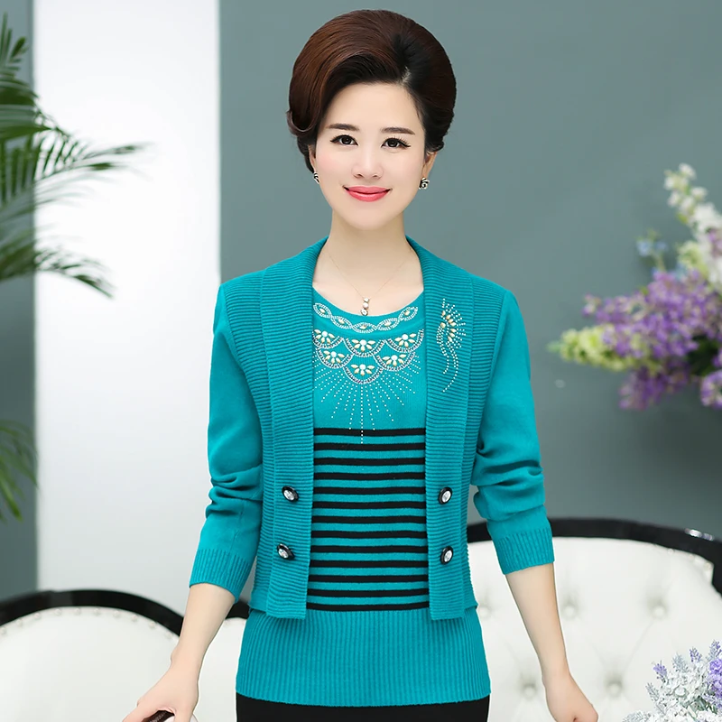 SexeMara Women Autumn Sweaters O-neck Long-sleeved Tops Clothing 2018 New Knitted Jumper Plus Size Fake Two-Piece Set pullovers
SexeMara Women Autumn Sweaters O-neck Long-sleeved Tops Clothing 2018 New Knitted Jumper Plus Size Fake Two-Piece Set pullovers