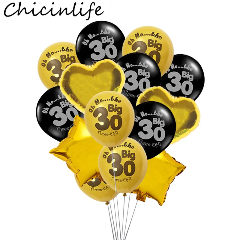 1Set Black Gold 30 40 50 60 Years Birthday Balloons For Women Men Adult Happy Birthday Party Anniversary Wedding Decor Supplies
1Set Black Gold 30 40 50 60 Years Birthday Balloons For Women Men Adult Happy Birthday Party Anniversary Wedding Decor Supplies