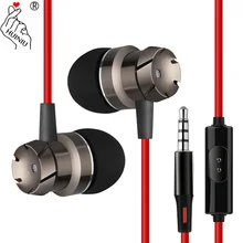 HUINIU In-ear Head phone 3.5mm Stereo Headset Build-in Microphone Sport Earphone MP3 PC Gaming Auriculares for IOS Android Phone(China)