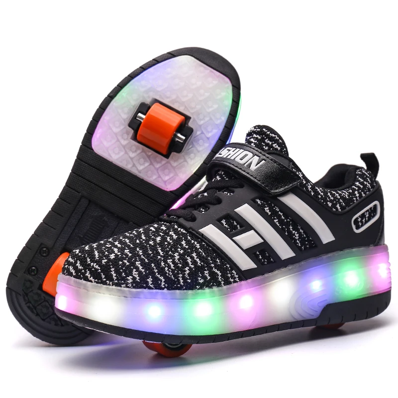 NEW Children Wheel Shoes With LED Gift Boy & Girls Casual Sports Breathabale Fashion Roller Sneakers For Kids Size 29-40
NEW Children Wheel Shoes With LED Gift Boy & Girls Casual Sports Breathabale Fashion Roller Sneakers For Kids Size 29-40