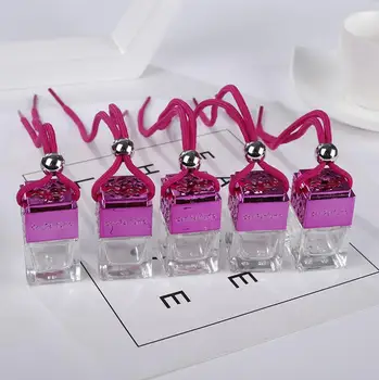 Cube Car Hanging Perfume Rearview Ornament Air Freshener For Essential Oils Diffuser Empty Glass Bottle 8ML LX4624
Cube Car Hanging Perfume Rearview Ornament Air Freshener For Essential Oils Diffuser Empty Glass Bottle 8ML LX4624