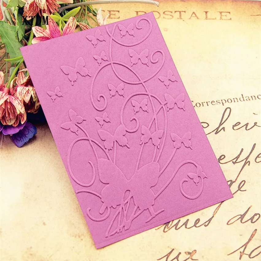 HOT plastic mountain butterfly template craft card making paper card album wedding decoration scrapbooking Embossing folders
HOT plastic mountain butterfly template craft card making paper card album wedding decoration scrapbooking Embossing folders