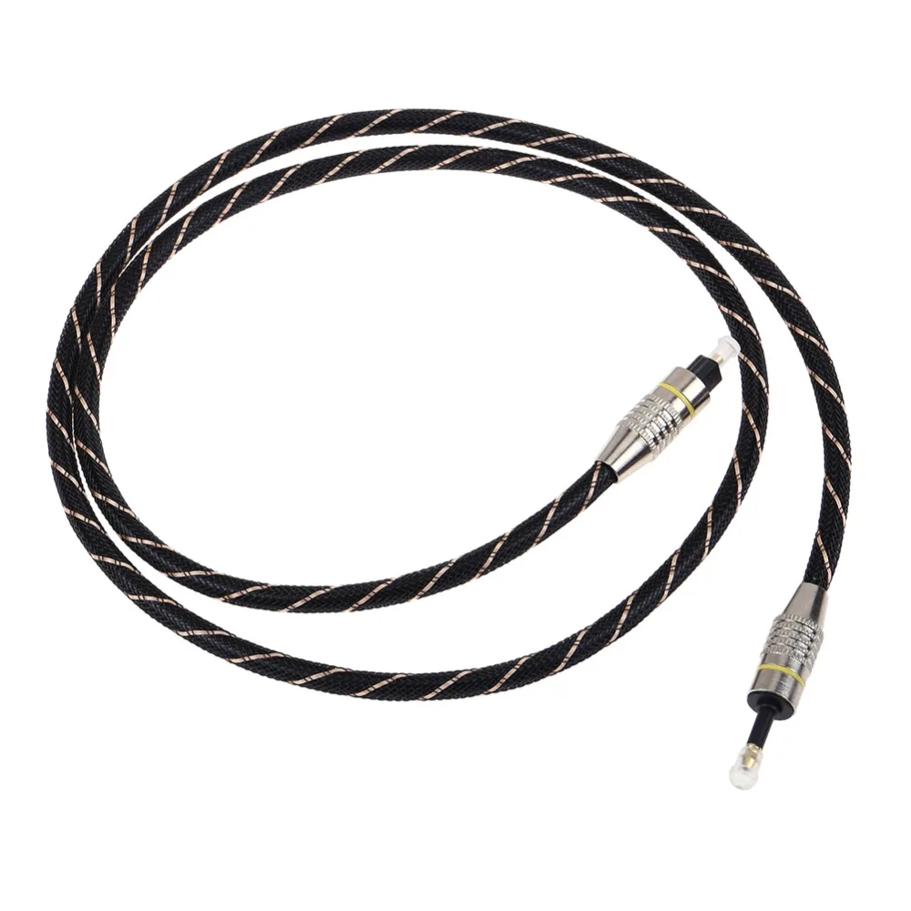 1m/1.5m/2m/3m 3.5mm gold plated Interface Digital Optical Audio Cable Fiber Mini Toslink to Toslink Optical Cord for CD DVD
1m/1.5m/2m/3m 3.5mm gold plated Interface Digital Optical Audio Cable Fiber Mini Toslink to Toslink Optical Cord for CD DVD