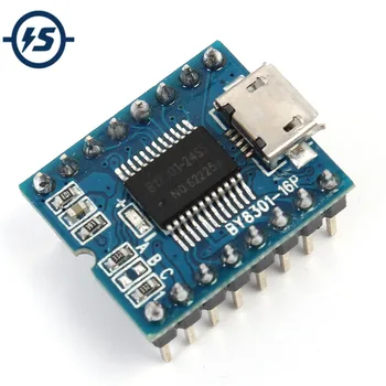 MP3 Player Module Mini MP3 Player Audio Voice Module Board BY8301-16P 32Mbit 4Mbyte Support USB Download
MP3 Player Module Mini MP3 Player Audio Voice Module Board BY8301-16P 32Mbit 4Mbyte Support USB Download