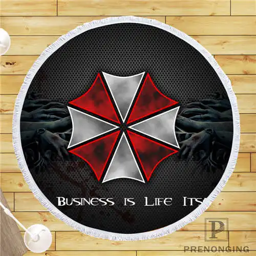 Custom DIY Customized Microfiber Fabric resident evil umbrella Round Beach Blanket Towel Printed on Demand 150cm #19-01-28-97
Custom DIY Customized Microfiber Fabric resident evil umbrella Round Beach Blanket Towel Printed on Demand 150cm #19-01-28-97