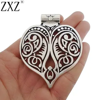 ZXZ 2pcs Large Heart Charms Pendants for Necklace Jewelry Making Findings 74x60mm
ZXZ 2pcs Large Heart Charms Pendants for Necklace Jewelry Making Findings 74x60mm