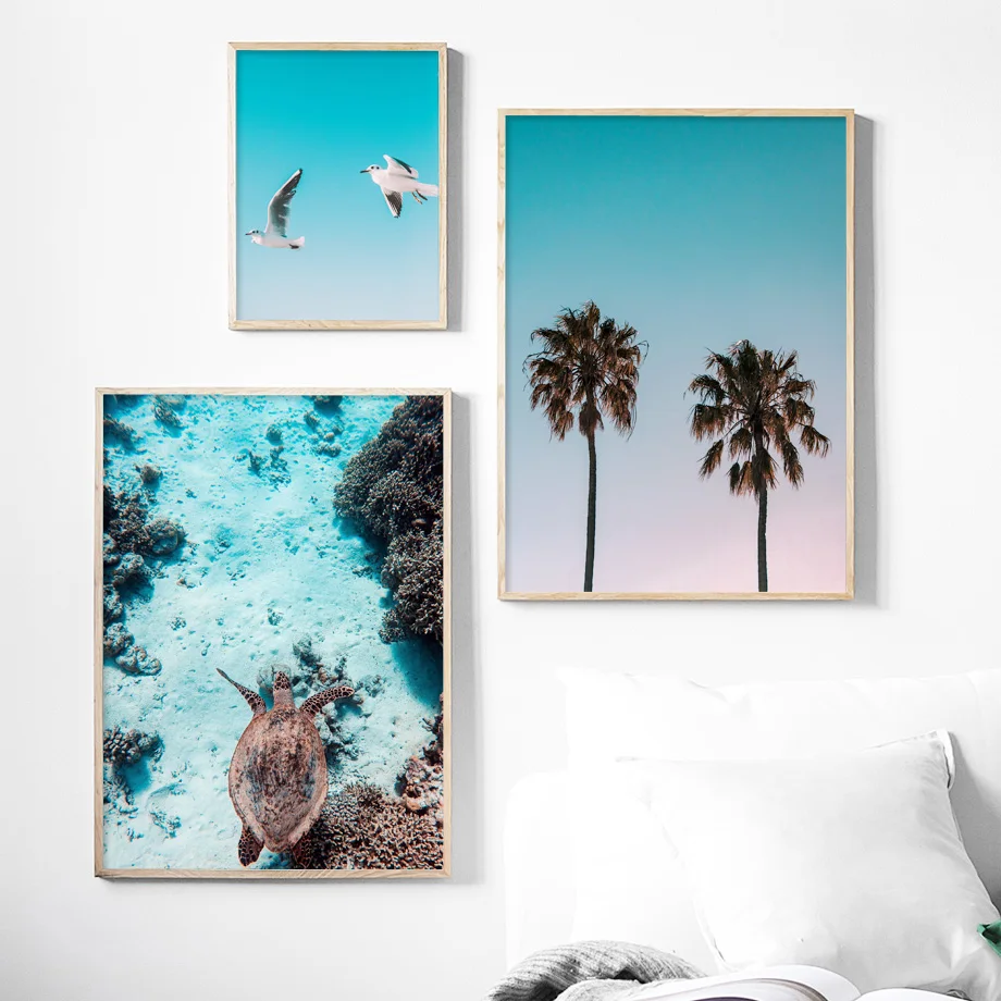 Coconut Palm Tree Beach Sea Turtle Girl Wall Art Canvas Painting Nordic Posters And Prints Wall Pictures For Living Room Decor
Coconut Palm Tree Beach Sea Turtle Girl Wall Art Canvas Painting Nordic Posters And Prints Wall Pictures For Living Room Decor