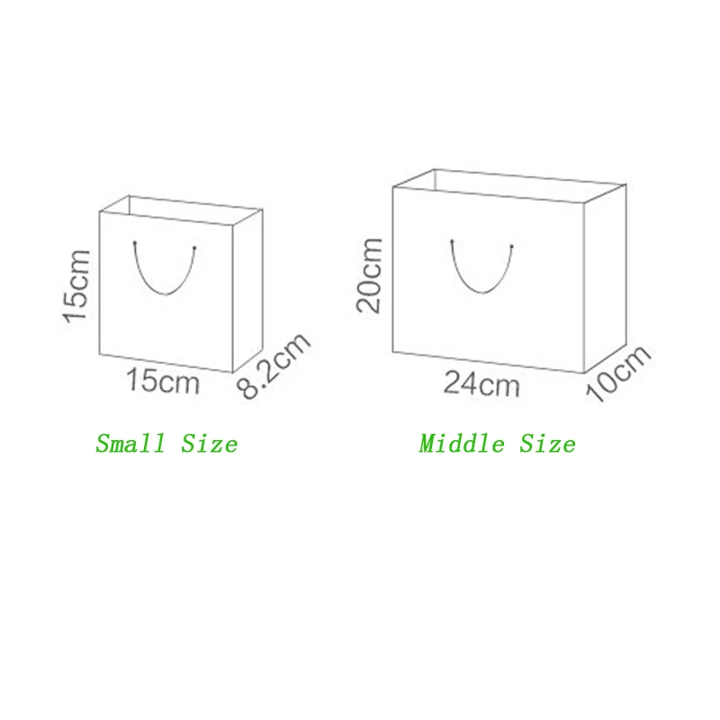 Gift Bag Size Chart