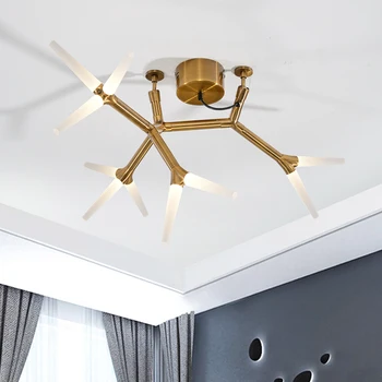 Abajur Lampada Nordic Lamp Living Room LED Ceiling Lights Simple Atmosphere Branch Tree Shape Hanglamp for Restaurant Bedroom
Abajur Lampada Nordic Lamp Living Room LED Ceiling Lights Simple Atmosphere Branch Tree Shape Hanglamp for Restaurant Bedroom