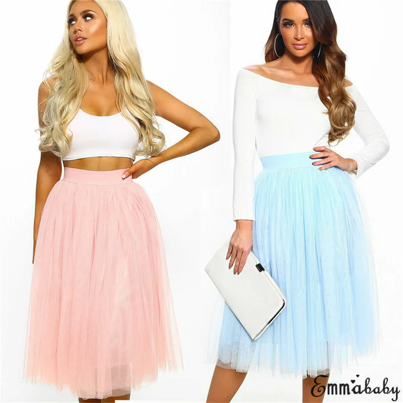 Eleghant Women's High Waist Pleated Skirts Pure Color Elastic Waist Tulle Tutu Skirts Ladies Swing Plain Mid-Calf Skirts
Eleghant Women's High Waist Pleated Skirts Pure Color Elastic Waist Tulle Tutu Skirts Ladies Swing Plain Mid-Calf Skirts
