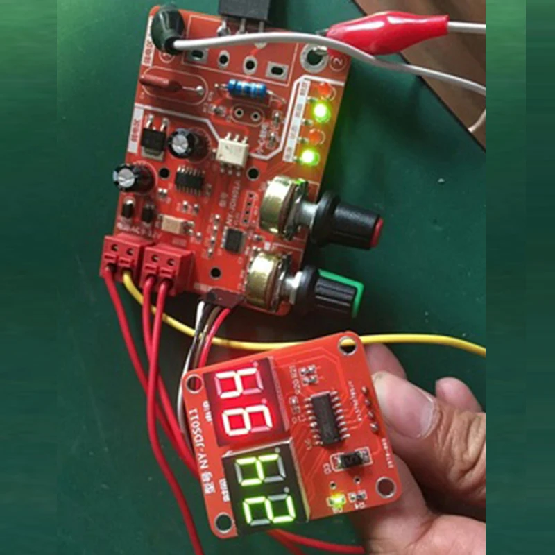 40A Time Current Controller Control Panel Board Spot Welding Machine Adjust Time and Current Module with Digital Display
40A Time Current Controller Control Panel Board Spot Welding Machine Adjust Time and Current Module with Digital Display