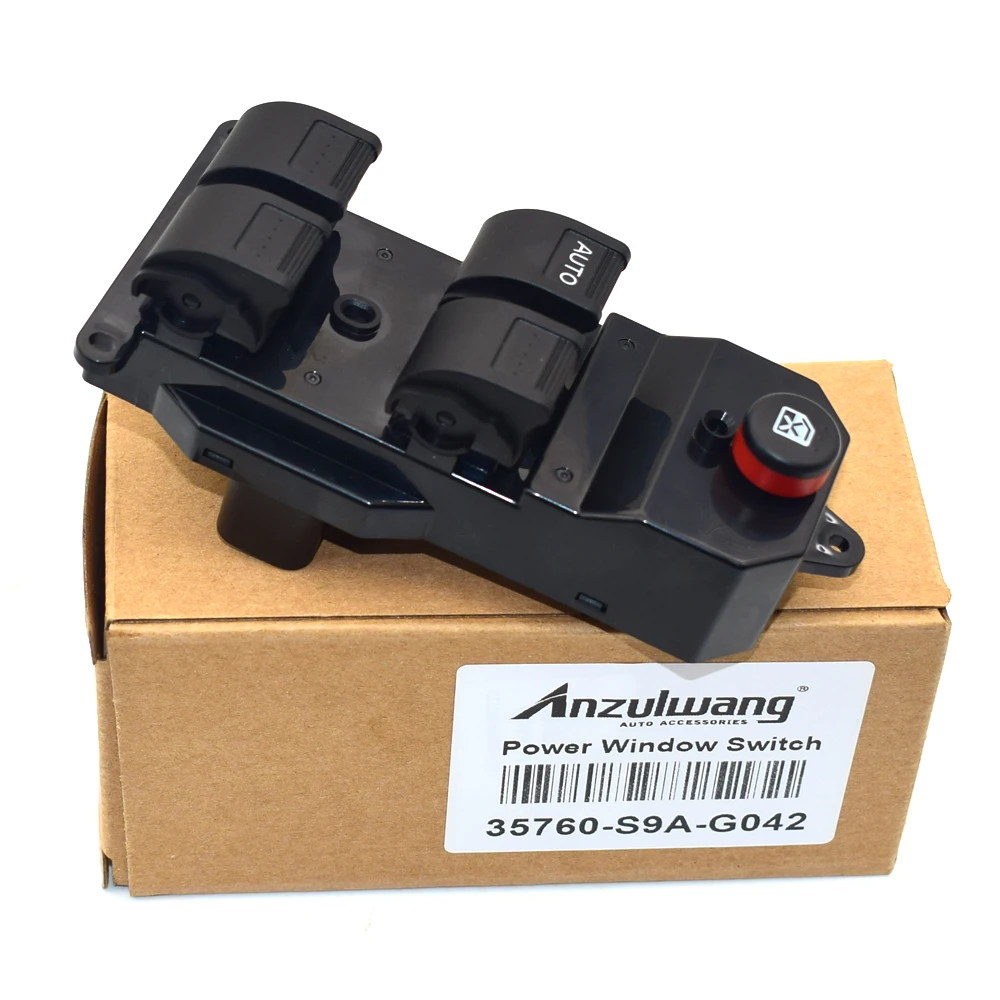 35760-S9A-G042A 35760-S9A-G042 35760S9AG042A Power Window Regulator Master Switch For Honda CRV CR-V 2002-2006 Civic 2001-2005
35760-S9A-G042A 35760-S9A-G042 35760S9AG042A Power Window Regulator Master Switch For Honda CRV CR-V 2002-2006 Civic 2001-2005