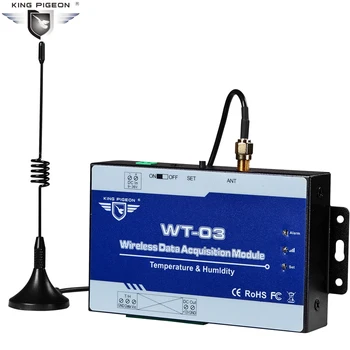 Wireless Data Acquisition Module 433Mhz LoRa IoT Transmission Module 1 Temp+Humidity input Supports Modbus RTU WT-03
Wireless Data Acquisition Module 433Mhz LoRa IoT Transmission Module 1 Temp+Humidity input Supports Modbus RTU WT-03