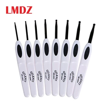 LMDZ 8PCS/Set 2.5mm-6.0mm Plastic Non-slip Handle Aluminum Crochet Hooks Knitting Needles Knit DIY Crafts Loom Tool
LMDZ 8PCS/Set 2.5mm-6.0mm Plastic Non-slip Handle Aluminum Crochet Hooks Knitting Needles Knit DIY Crafts Loom Tool
