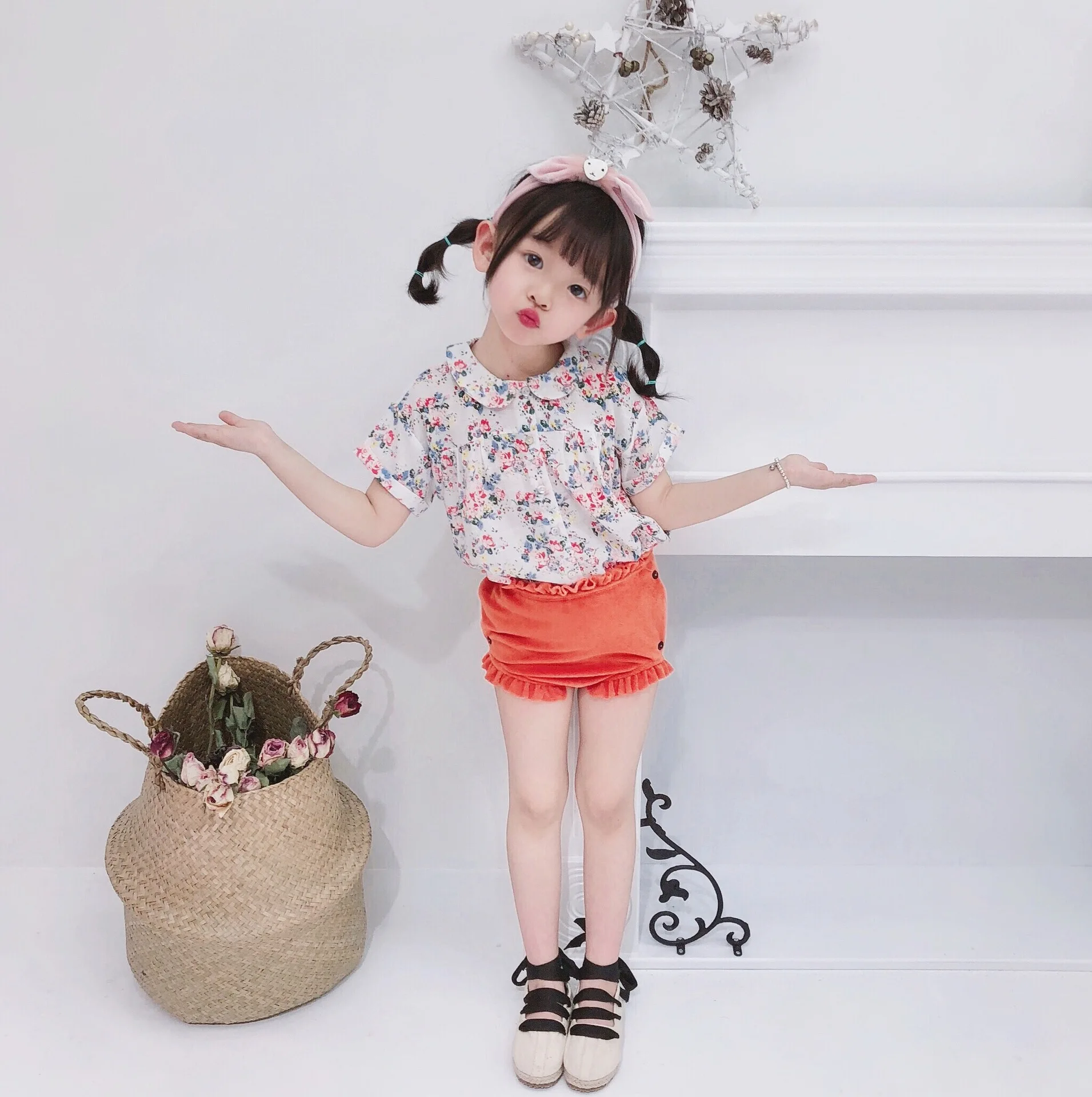 GIRLS BLOUSE AND PANTS FOR KIDS SUMMER TWO-PIECE SUITS FLOWERS SHORT SHIRTS AND BUTTERFLY SHORT PANTS TODDLER GIRLS CLOTHES
GIRLS BLOUSE AND PANTS FOR KIDS SUMMER TWO-PIECE SUITS FLOWERS SHORT SHIRTS AND BUTTERFLY SHORT PANTS TODDLER GIRLS CLOTHES