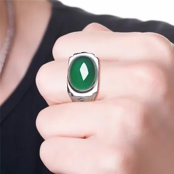 2020 Limited Rings Sale Anel Masculino Rings Chalcedony S925 Overbea Men's With Inserted Insensitive Belt Certificate Opening
2020 Limited Rings Sale Anel Masculino Rings Chalcedony S925 Overbea Men's With Inserted Insensitive Belt Certificate Opening