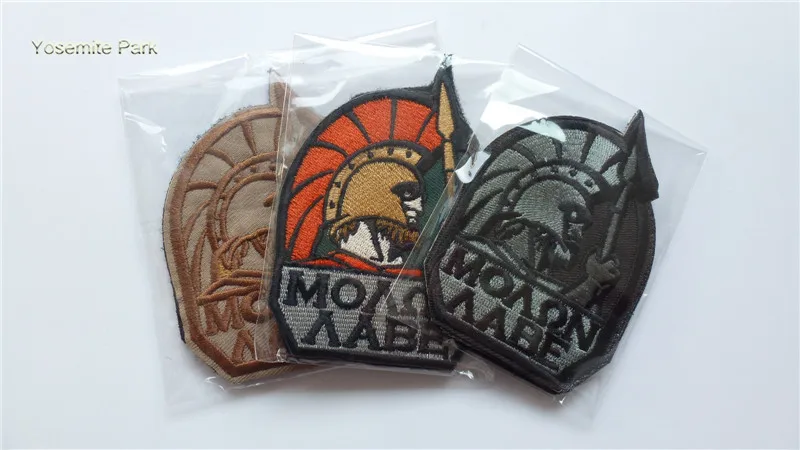 MOLON LABE PATCH Spartan Spartacus morale ARMY military combat patches tactical HOOK back AIRSOFT for vest coat
MOLON LABE PATCH Spartan Spartacus morale ARMY military combat patches tactical HOOK back AIRSOFT for vest coat