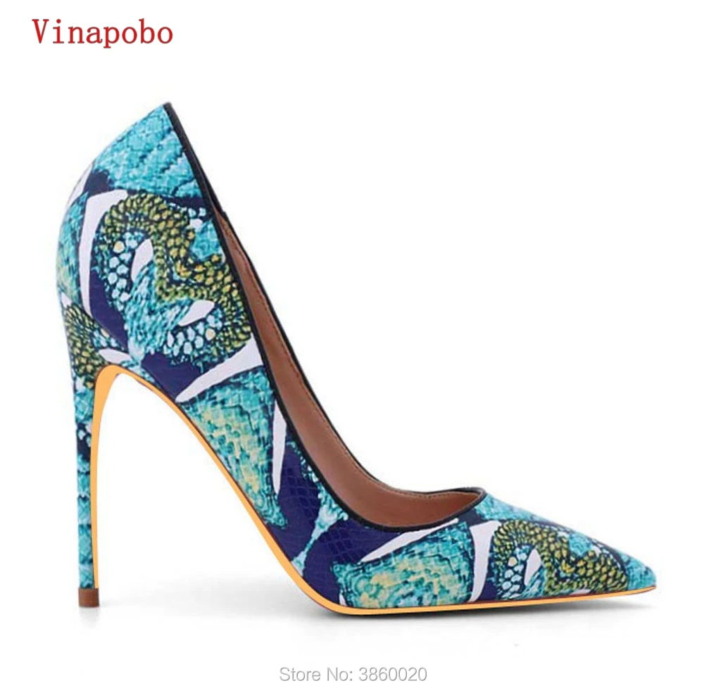 Sexy Green Classic Printing Leather High Heel Women Pumps Single Party Pointy toe Woman Stiletto heel Spring Ladies wedding Shoe
Sexy Green Classic Printing Leather High Heel Women Pumps Single Party Pointy toe Woman Stiletto heel Spring Ladies wedding Shoe