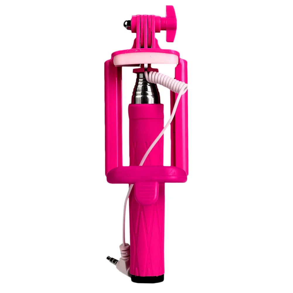 2019 Wired Selfie Stick Handheld Monopod Tripod For IOS Android Mobile Phone Mini Extendable Palo Monopod Camera Hot Pink
2019 Wired Selfie Stick Handheld Monopod Tripod For IOS Android Mobile Phone Mini Extendable Palo Monopod Camera Hot Pink