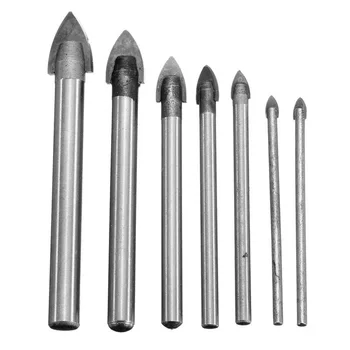 Fixmee Excellent Quality Glass Marble Porcelain Spear Head Ceramic Tile Drill Bits Set 7 pcs 3/4/5/6/8/10/12mm
Fixmee Excellent Quality Glass Marble Porcelain Spear Head Ceramic Tile Drill Bits Set 7 pcs 3/4/5/6/8/10/12mm