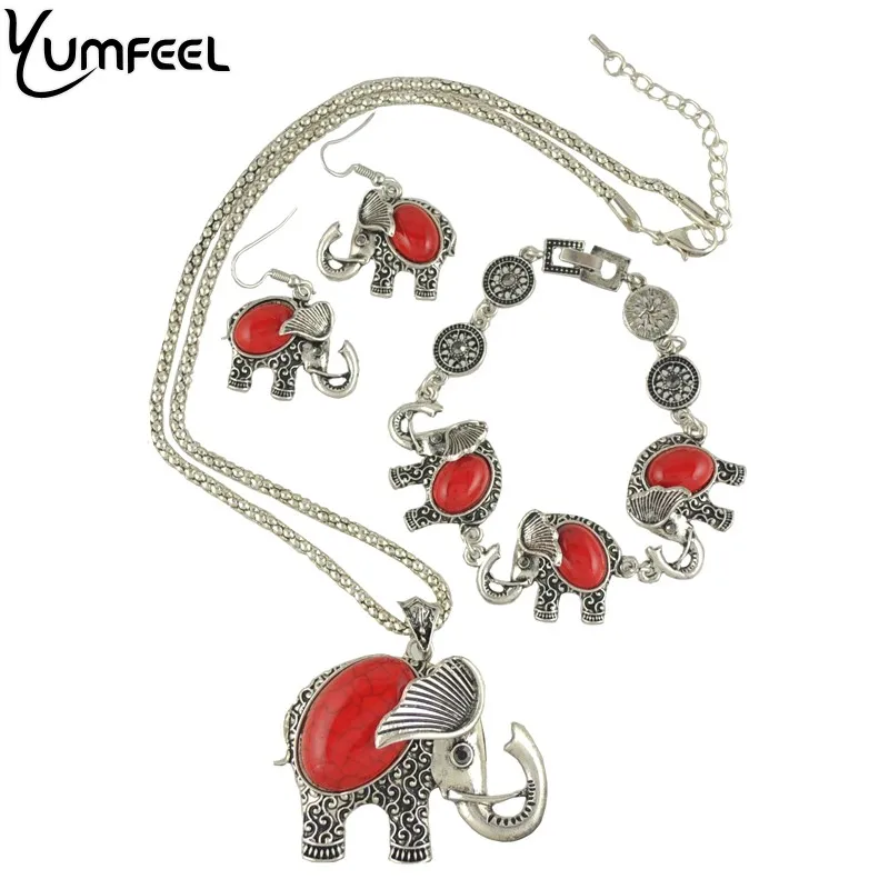 Yumfeel New Vintage Jewelry Sets Unique Design Elephant Turtle Pendant Necklace Bracelet Earring Set for Women Gifts
Yumfeel New Vintage Jewelry Sets Unique Design Elephant Turtle Pendant Necklace Bracelet Earring Set for Women Gifts