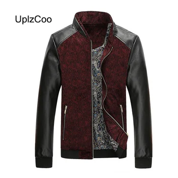UplzCoo New Spring Autumn PU Leather Jacket Baseball Uniform Men's Collar Thin Section Printed Patchwork Slim Men's Jacket FM125
UplzCoo New Spring Autumn PU Leather Jacket Baseball Uniform Men's Collar Thin Section Printed Patchwork Slim Men's Jacket FM125