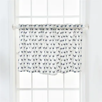 Valance Blue Flower Print Blackout Window Curtain Valances Short Semi-Sheer Curtains Rod Pocket Window Drapes 18"X59"
Valance Blue Flower Print Blackout Window Curtain Valances Short Semi-Sheer Curtains Rod Pocket Window Drapes 18"X59"