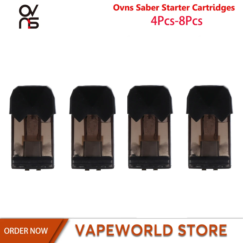 4pcs-8pcs Original Ovns Saber Starter Cartridges 1.8ml Vape Atomizer 1.8ohm Electronic Cigarette cartridge pen vape
4pcs-8pcs Original Ovns Saber Starter Cartridges 1.8ml Vape Atomizer 1.8ohm Electronic Cigarette cartridge pen vape