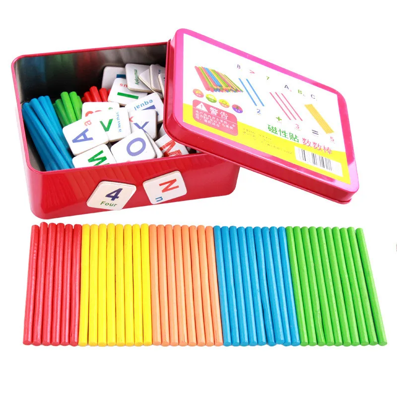 1 Set Wooden Math Learning Toy Numbers Counting Sticks Mathematics Teaching Letters Digit Blocks Early Educational Math Toy
1 Set Wooden Math Learning Toy Numbers Counting Sticks Mathematics Teaching Letters Digit Blocks Early Educational Math Toy