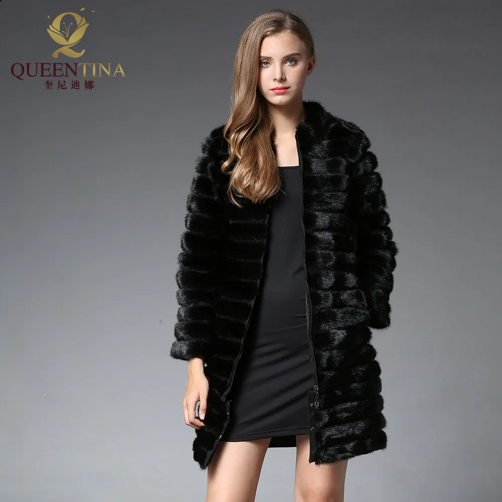 90CM Women X-Long Real Mink Fur Coat with Zipper Mandarin Collar Natural Mink Fur Jacket Russian Winter Genuine Mink Fur Coat
90CM Women X-Long Real Mink Fur Coat with Zipper Mandarin Collar Natural Mink Fur Jacket Russian Winter Genuine Mink Fur Coat