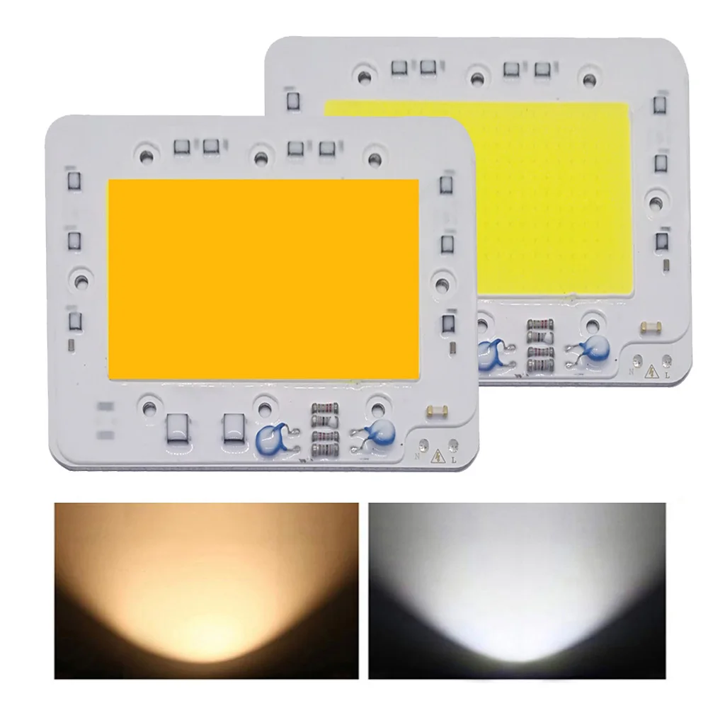 5pcs/lot LED Lamp 220V COB Chip overvoltage Protection Smart IC No need driver 50W 100W light beads For SpotLight OutdoorLight
5pcs/lot LED Lamp 220V COB Chip overvoltage Protection Smart IC No need driver 50W 100W light beads For SpotLight OutdoorLight