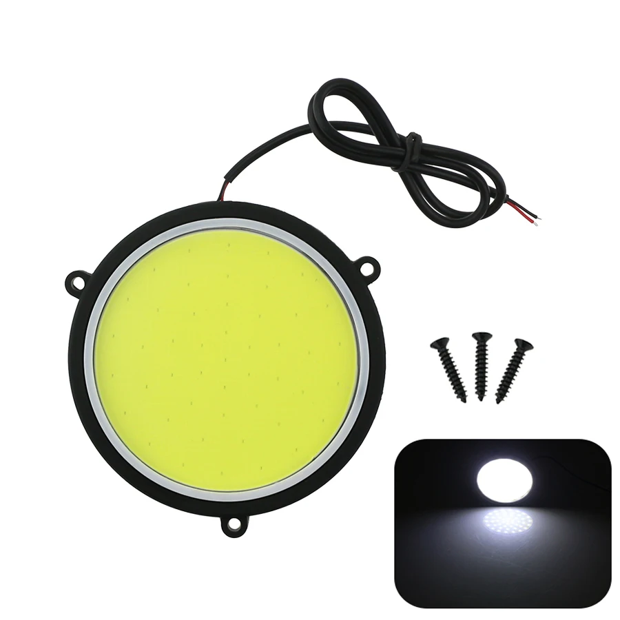Gfoloza 1Pcs COB Car LED DRL Dome Reading Light Interior Room Lamp White 6500K Auto trunk lights DRL 90MM Car-styling 12V
Gfoloza 1Pcs COB Car LED DRL Dome Reading Light Interior Room Lamp White 6500K Auto trunk lights DRL 90MM Car-styling 12V