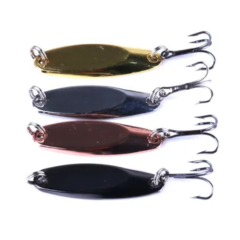 HENGJIA 100PCS/lot Oblique Metal Spoon Fishing Lure 4cm 7g Sinking Wobbler Swimbait Fishing Tackle
HENGJIA 100PCS/lot Oblique Metal Spoon Fishing Lure 4cm 7g Sinking Wobbler Swimbait Fishing Tackle