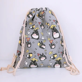 IVYYE Gray Totoro Fashion Canvas Backpacks Cartoon Drawstring Backpack Casual String Bags shopping Knapsack Unisex New
IVYYE Gray Totoro Fashion Canvas Backpacks Cartoon Drawstring Backpack Casual String Bags shopping Knapsack Unisex New