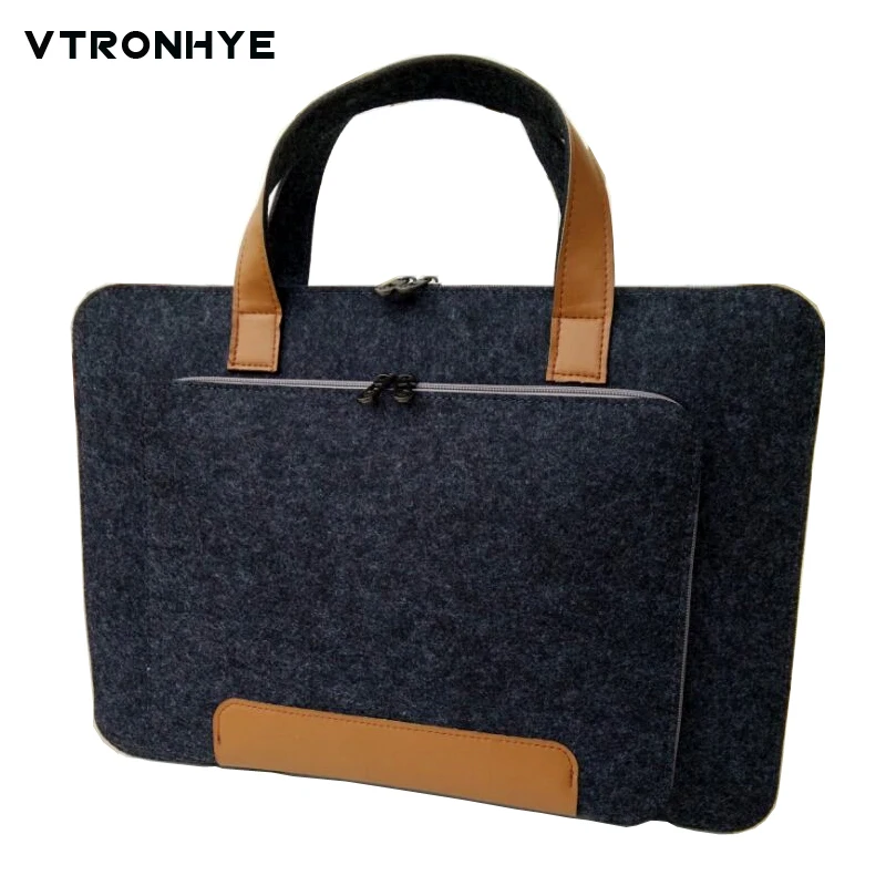 11 13 14 15.6 17.3 inch Zipper Wool Felt Laptop Bags Super Light Computer Bag Handbag for Macbook HP Dell Acer Laptop Bag 15.6"
11 13 14 15.6 17.3 inch Zipper Wool Felt Laptop Bags Super Light Computer Bag Handbag for Macbook HP Dell Acer Laptop Bag 15.6"