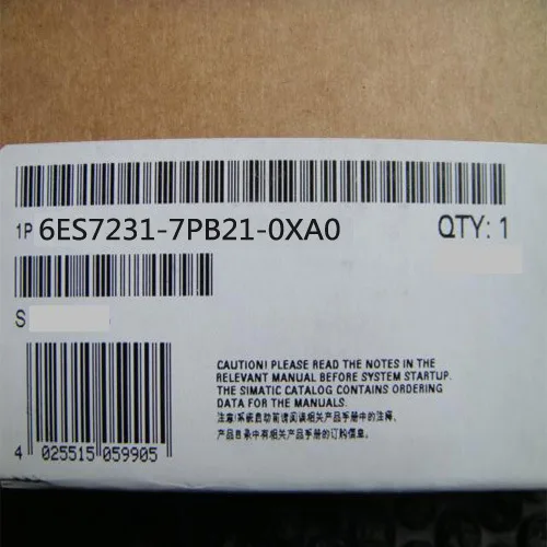 Brand New 6ES7231-7PB21-0XA0 6ES7231-7PB21-0XA0 With Free DHL