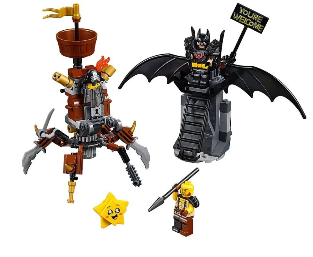 In Stock 45013 Movie Battle-Ready Batman and MetalBeard Model Building Block 188pcs Bricks Compatible With Legoings 70836
In Stock 45013 Movie Battle-Ready Batman and MetalBeard Model Building Block 188pcs Bricks Compatible With Legoings 70836