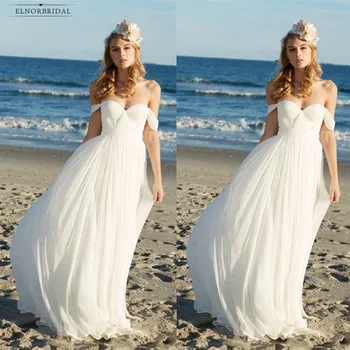 Cheap Beach Wedding Dresses Long 2020 Abiti Da Sposa Off The Shoulder Vestido De Noiva A Line Chiffon Bridal Gowns Custom Made
Cheap Beach Wedding Dresses Long 2020 Abiti Da Sposa Off The Shoulder Vestido De Noiva A Line Chiffon Bridal Gowns Custom Made
