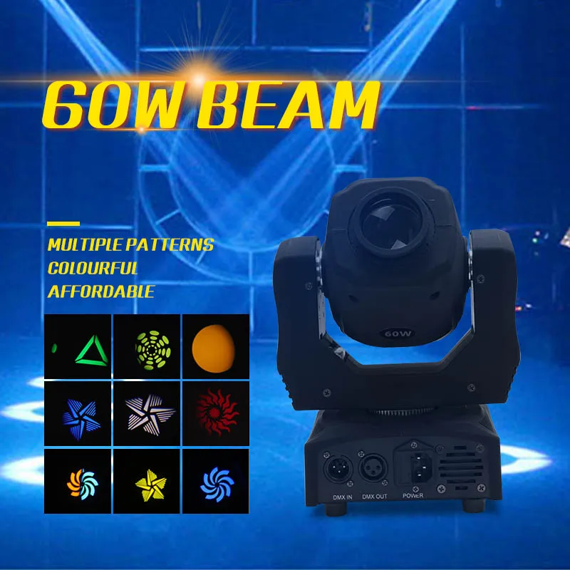 YA Yao LED Stage Lights 60 Watt Beam 7R for DJ KTV Disco Light and Party High Brightness Moving Head Laser Light DMX Controller
YA Yao LED Stage Lights 60 Watt Beam 7R for DJ KTV Disco Light and Party High Brightness Moving Head Laser Light DMX Controller