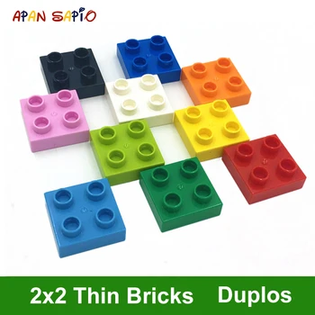 Big Size DIY Building Blocks Thin Figures Bricks 2x2Dot 24PCS Educational Creative Toys for Children Compatible With Brands
Big Size DIY Building Blocks Thin Figures Bricks 2x2Dot 24PCS Educational Creative Toys for Children Compatible With Brands
