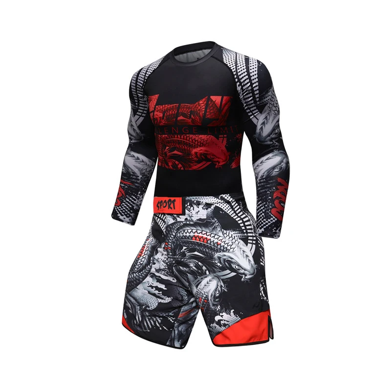 New UFC BJJ MMA Work Out Compression Rashguard T shirt Men VS PK GYMS Exercise 3D Fitness Tights Bodybuild Rash Guard
New UFC BJJ MMA Work Out Compression Rashguard T shirt Men VS PK GYMS Exercise 3D Fitness Tights Bodybuild Rash Guard