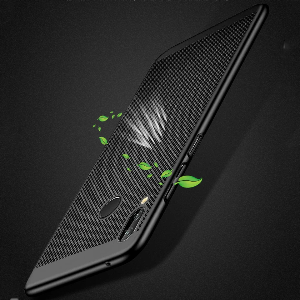 PC Heat Dissipation Plastic Mesh Case For Huawei P20 Lite P10 P9 P8 Mate 10 9 Nova 2 Honor 7X 6A Cover Hard Phone Cases Bag |