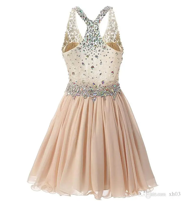 2019-short-bridesmaids-dresses-v-neck-a-line (2)
