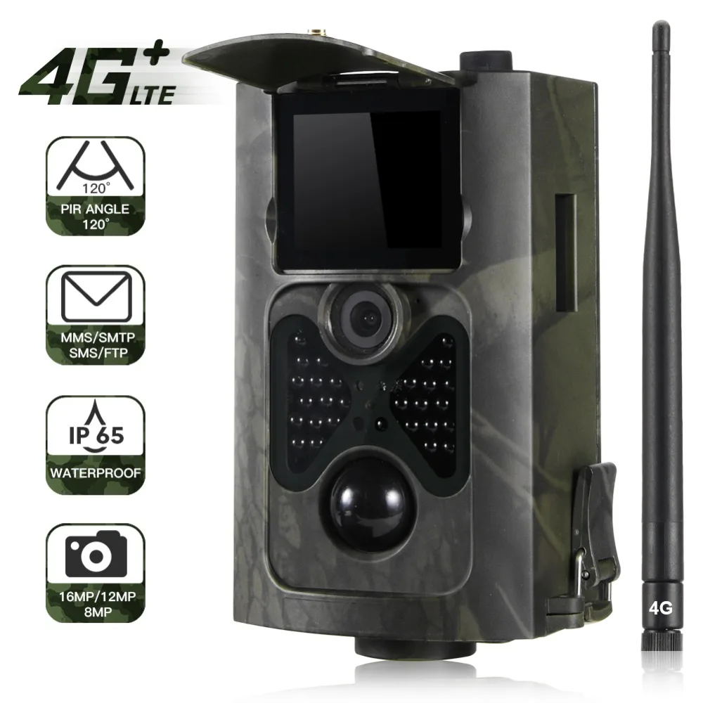Фотоловушка SUNTEKCAM HC 550LTE 4G камера для охоты 16 МП фото и видеосъемки игр с