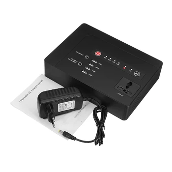 110V 39600mA Portable Power Bank Generic AC/DC Solar USB Socket Energy Storage Power Supply Black
110V 39600mA Portable Power Bank Generic AC/DC Solar USB Socket Energy Storage Power Supply Black