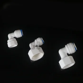RO Water Fitting Elbow 1/4" 3/8" OD Hose 1/4" 1/2" 1/8" BSP Plastic Pipe Quick Osmose Reversa Aquario Connector
RO Water Fitting Elbow 1/4" 3/8" OD Hose 1/4" 1/2" 1/8" BSP Plastic Pipe Quick Osmose Reversa Aquario Connector