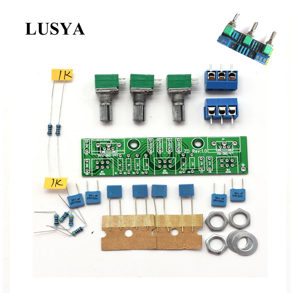 Lusya DIY kits Pre-Amplifier Module Toning Board Passive Tone Board No power A10-019
Lusya DIY kits Pre-Amplifier Module Toning Board Passive Tone Board No power A10-019