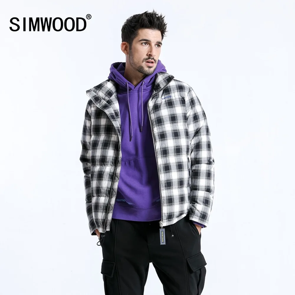 SIMWOOD 2019 Winter New 90% White Duck Down Jacket Men Plaid Coats Fashion Parka High Quality Plus Size Brand Clothing 180597
SIMWOOD 2019 Winter New 90% White Duck Down Jacket Men Plaid Coats Fashion Parka High Quality Plus Size Brand Clothing 180597